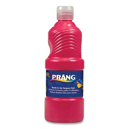 Prang Ready-to-Use Tempera Paint, Magenta, 16 oz Dispenser-Cap Bottle X21618